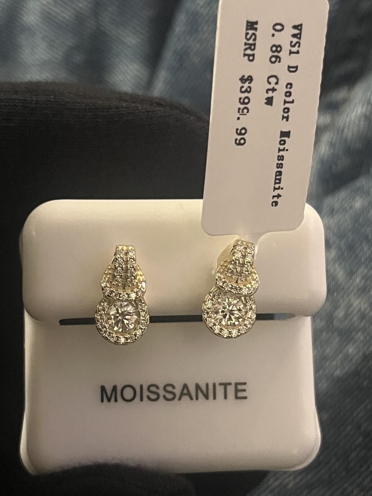 Other Moissanite, pure 925 sterling silver Size ONE SIZE - 1 Preview