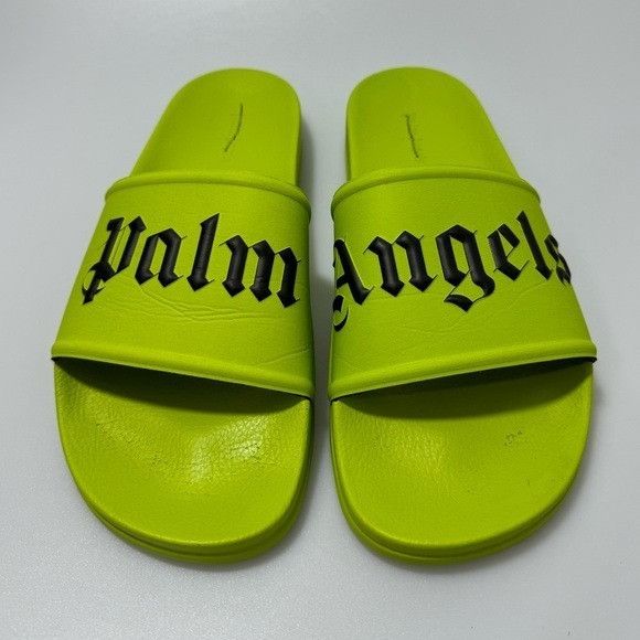Palm Angels Palm Angels Pool Slides Light Green Men’s EU 44/US 11 Size US 11 / EU 44 - 1 Thumbnail