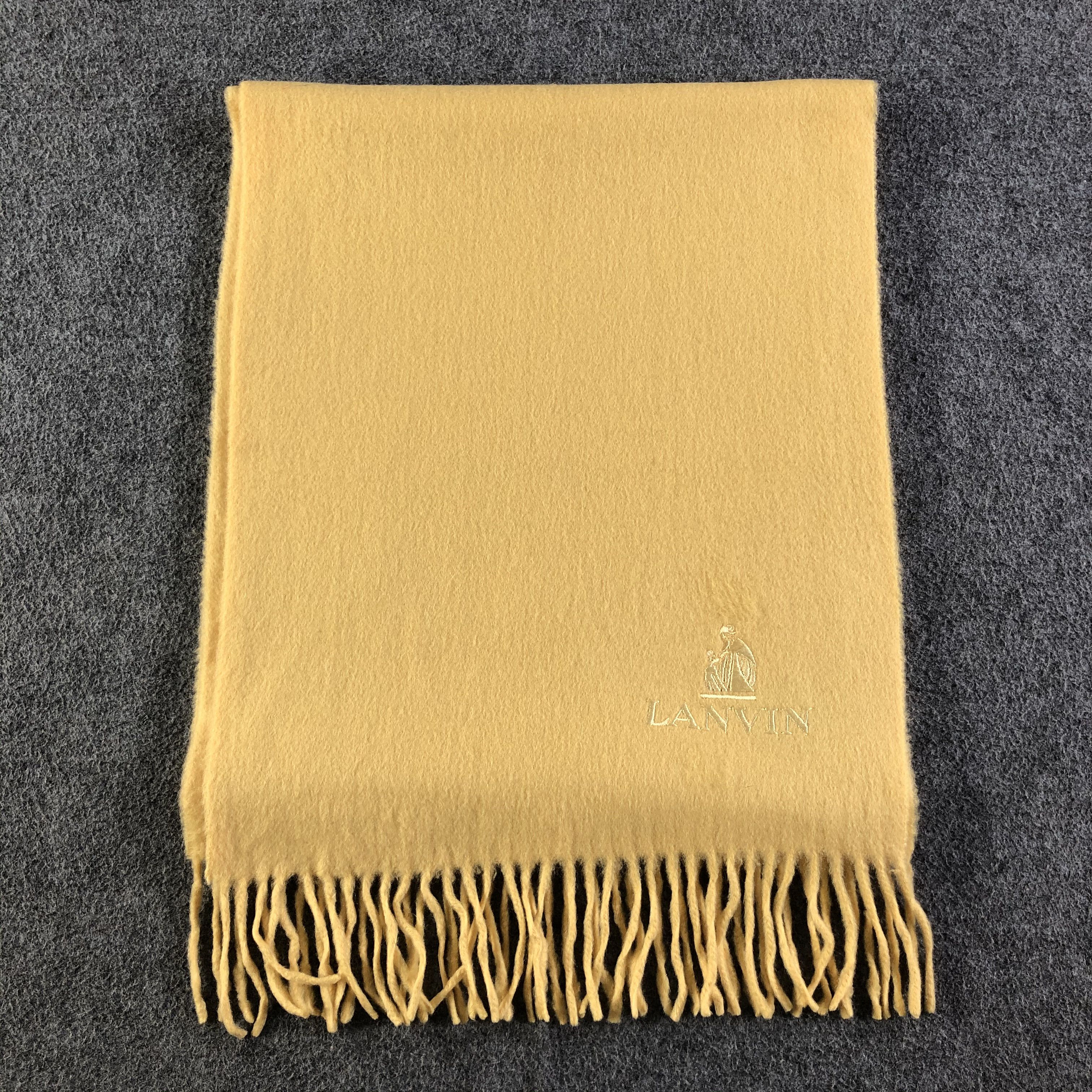 Lanvin Lanvin Cashmere Scarf / Muffler / Neckwear P649 Size ONE SIZE - 3 Thumbnail