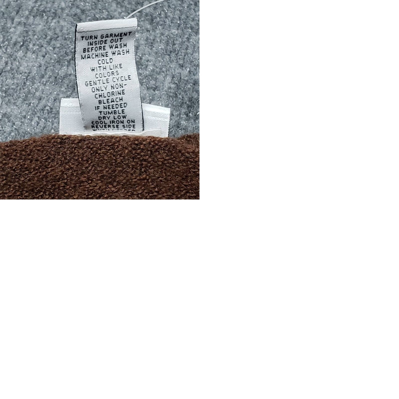 Vintage Rue21 Sweater Womens S Brown Long Sleeve V-Neck Scalloped Hem Pullover New Size S / US 4 / IT 40 - 9 Thumbnail