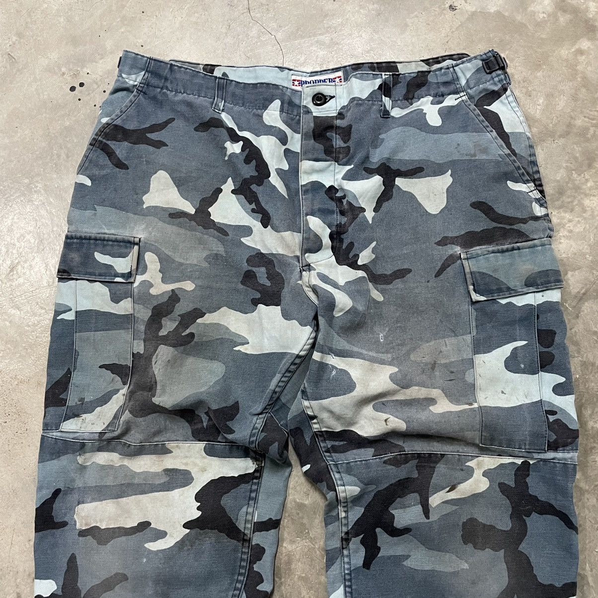 Vintage 🔴 Vintage Propper Blue Camo Cargo Pant 🔴 Size US 40 / EU 56 - 3 Thumbnail