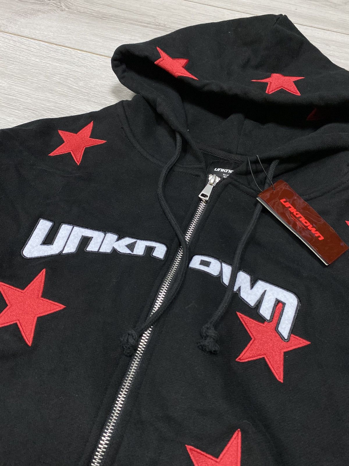 Unknown London Unknown London ⭐️ stars zip hoodie all over Size US S / EU 44-46 / 1 - 3 Thumbnail