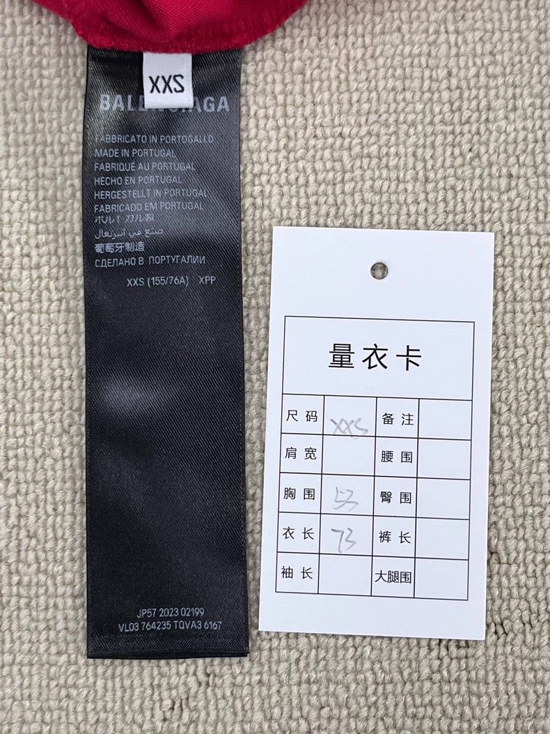 Balenciaga Balenciaga Solid Color Letter Print Round Neck Short Sleev Size US XXS / EU 40 - 4 Thumbnail