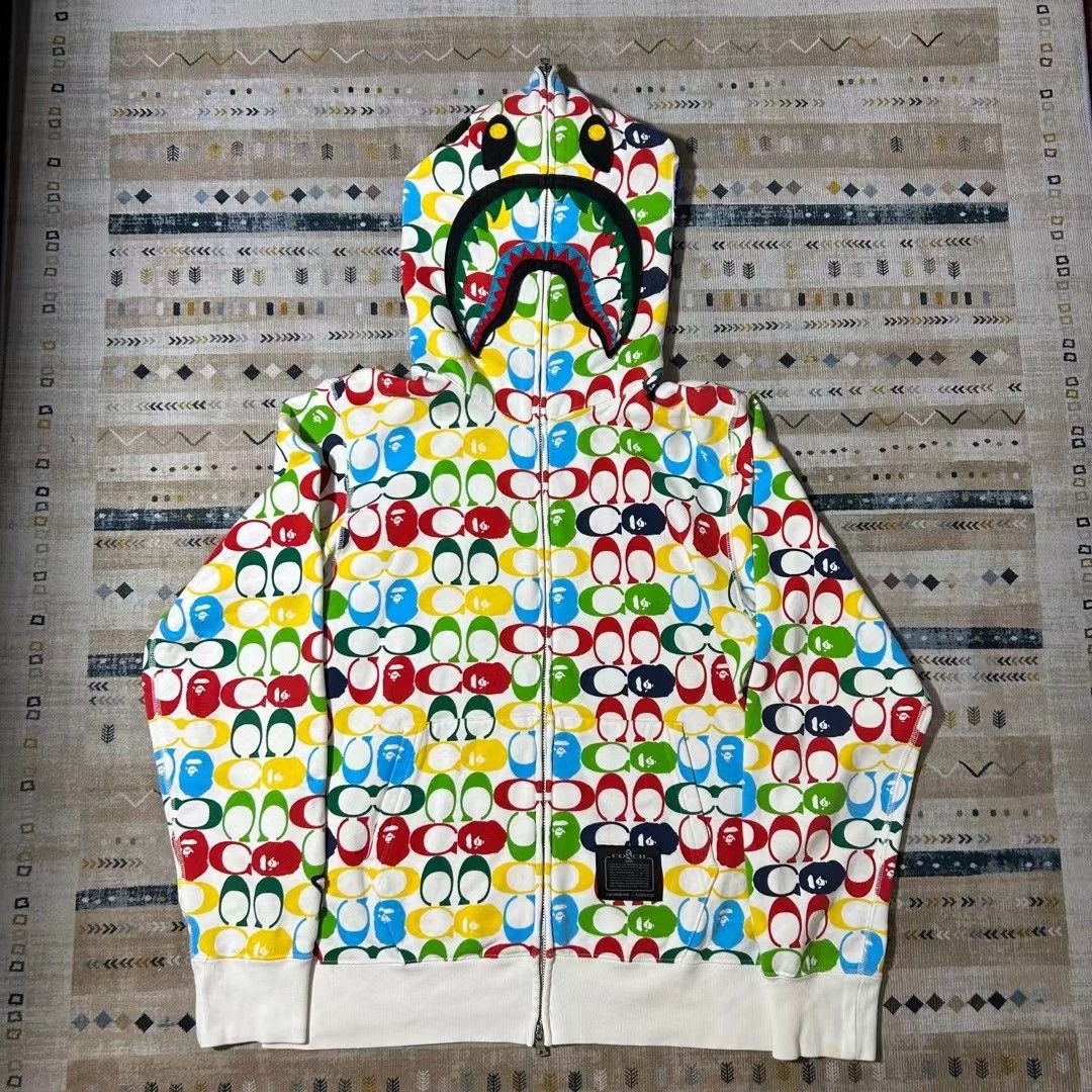 Coach x bape hoodie sale