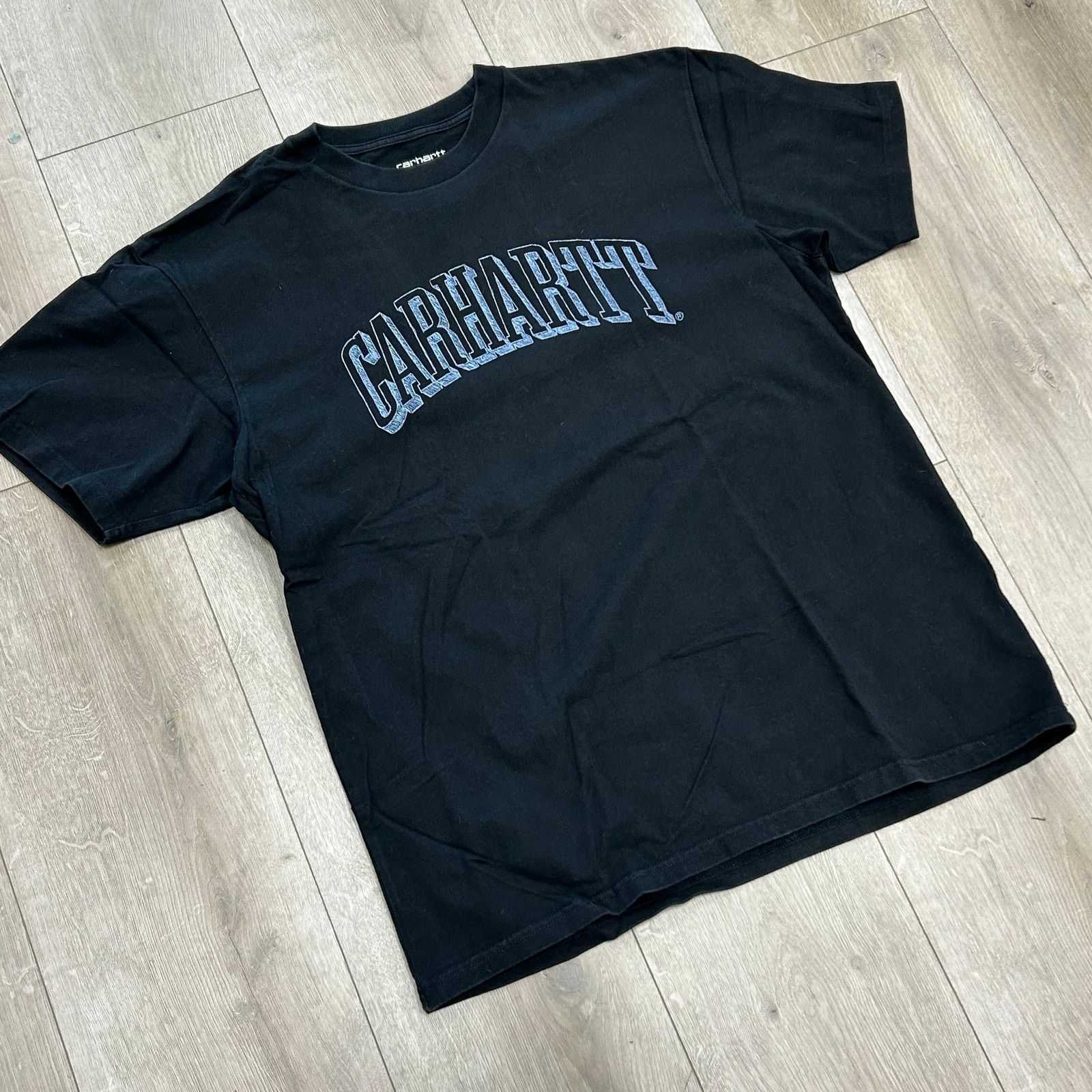 Carhartt Wip Carhartt WIP Scrawl Script Black Tee T Shirt size Medium M Size US M / EU 48-50 / 2 - 2 Thumbnail