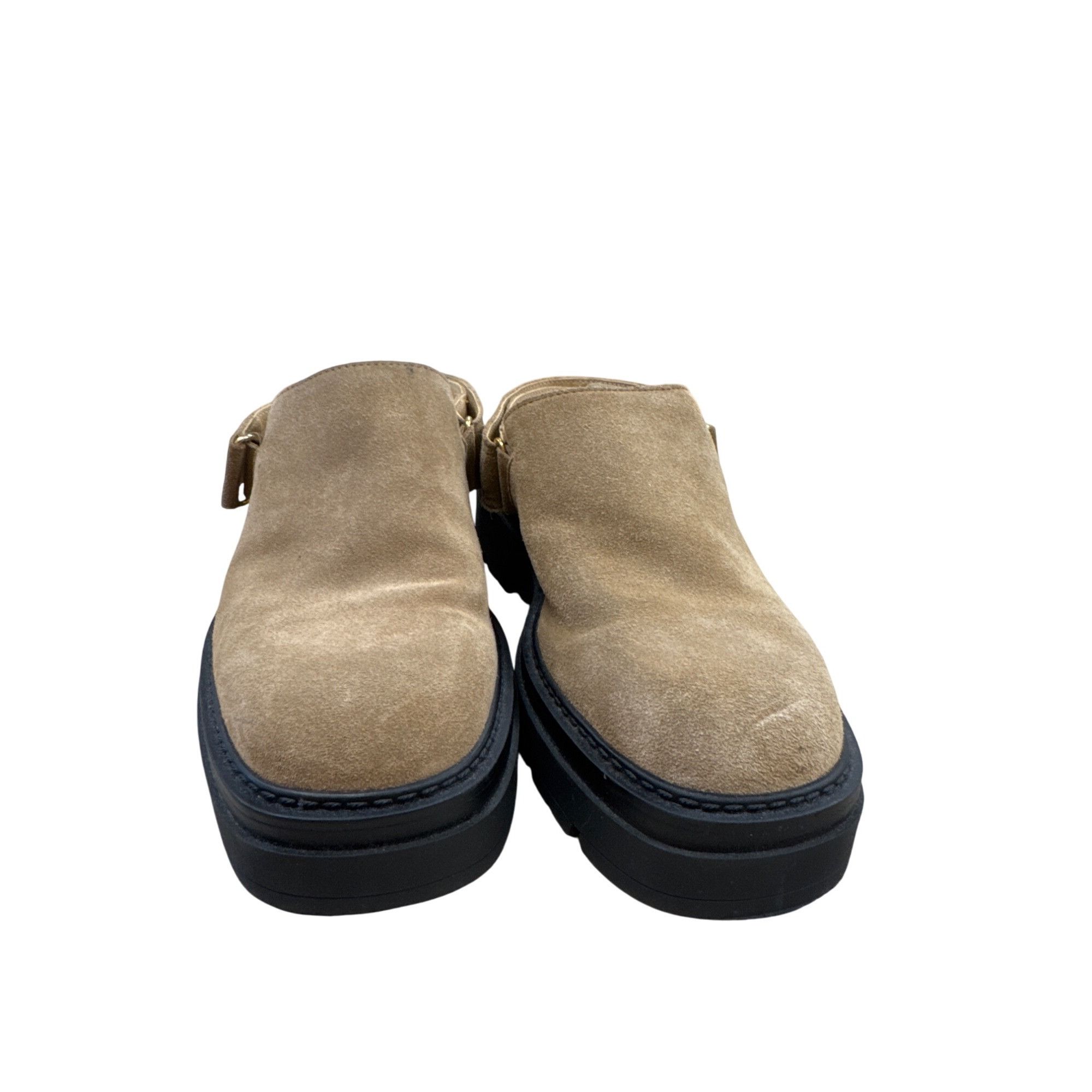 Free People Free People Suede beige black Platform Clogs Womens Size 8. Size US 8.5 / IT 38.5 - 5 Thumbnail