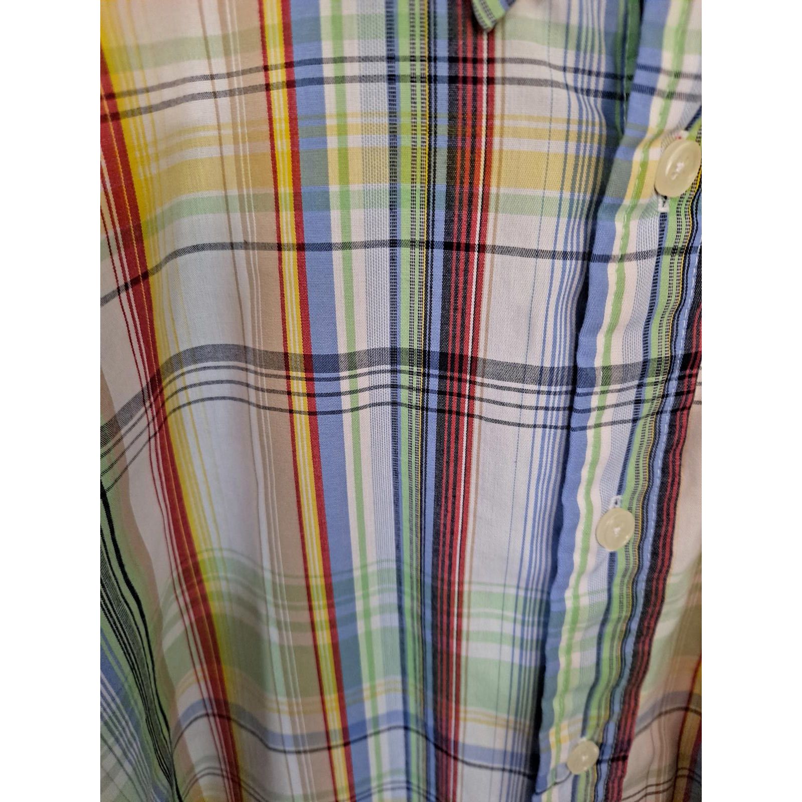 Other Sun River Colorful Plaid Short Sleeve Button Up Wrinkle Resi Size US XL / EU 56 / 4 - 2 Thumbnail