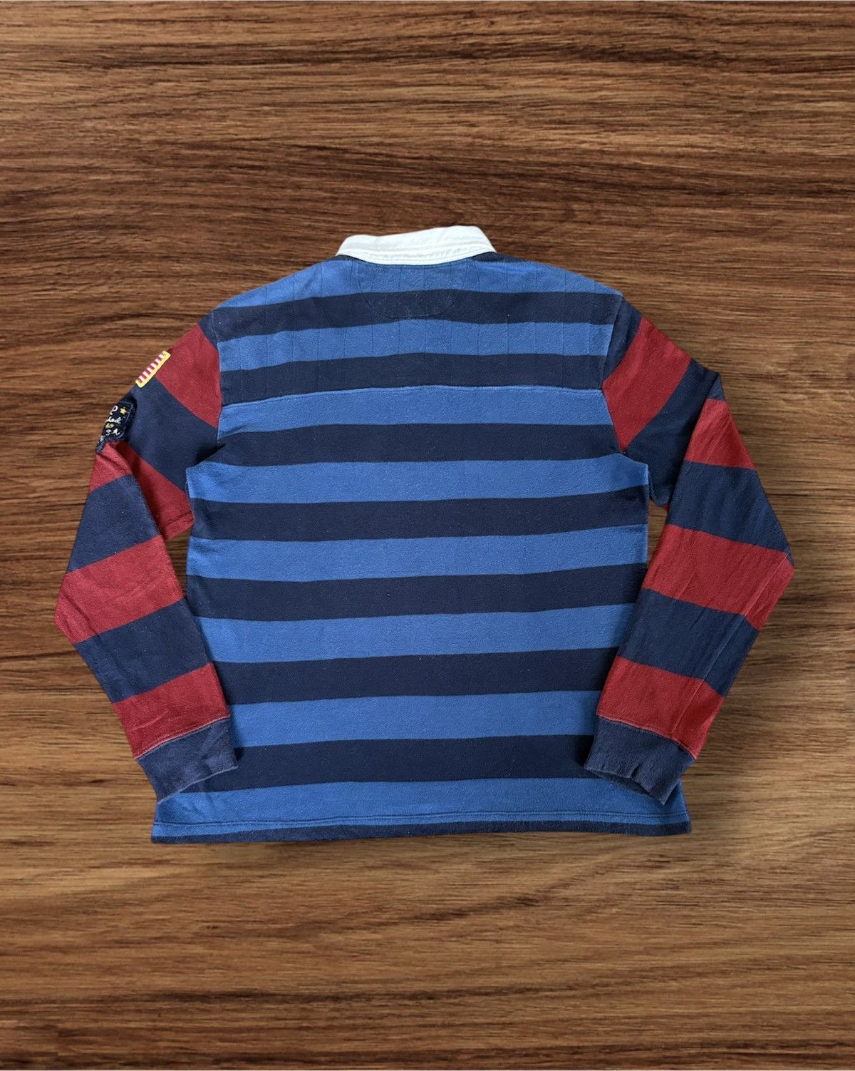 Gap Gap Striped Multicolor Polo Long Sleeve Tee Size US M / EU 48-50 / 2 - 2 Thumbnail