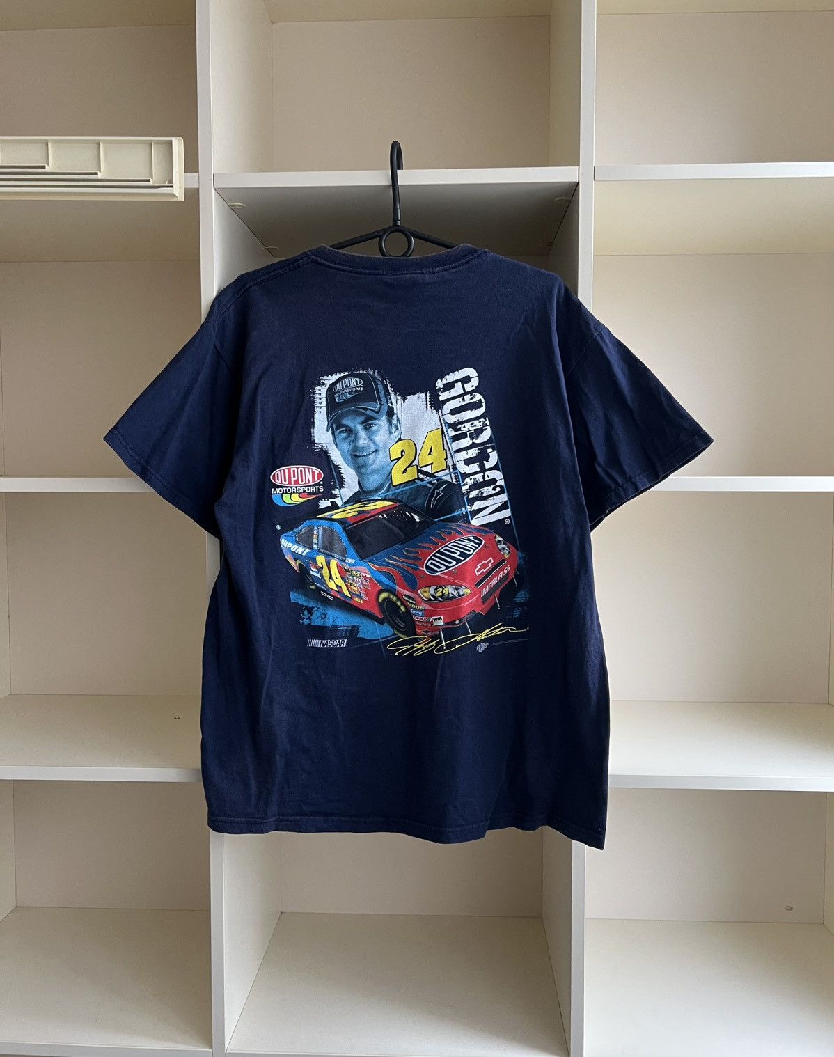 NASCAR Vintage Jeff Gordon #24 DuPont Motorsports NASCAR T-Shirt Size US L / EU 52-54 / 3 - 1 Thumbnail