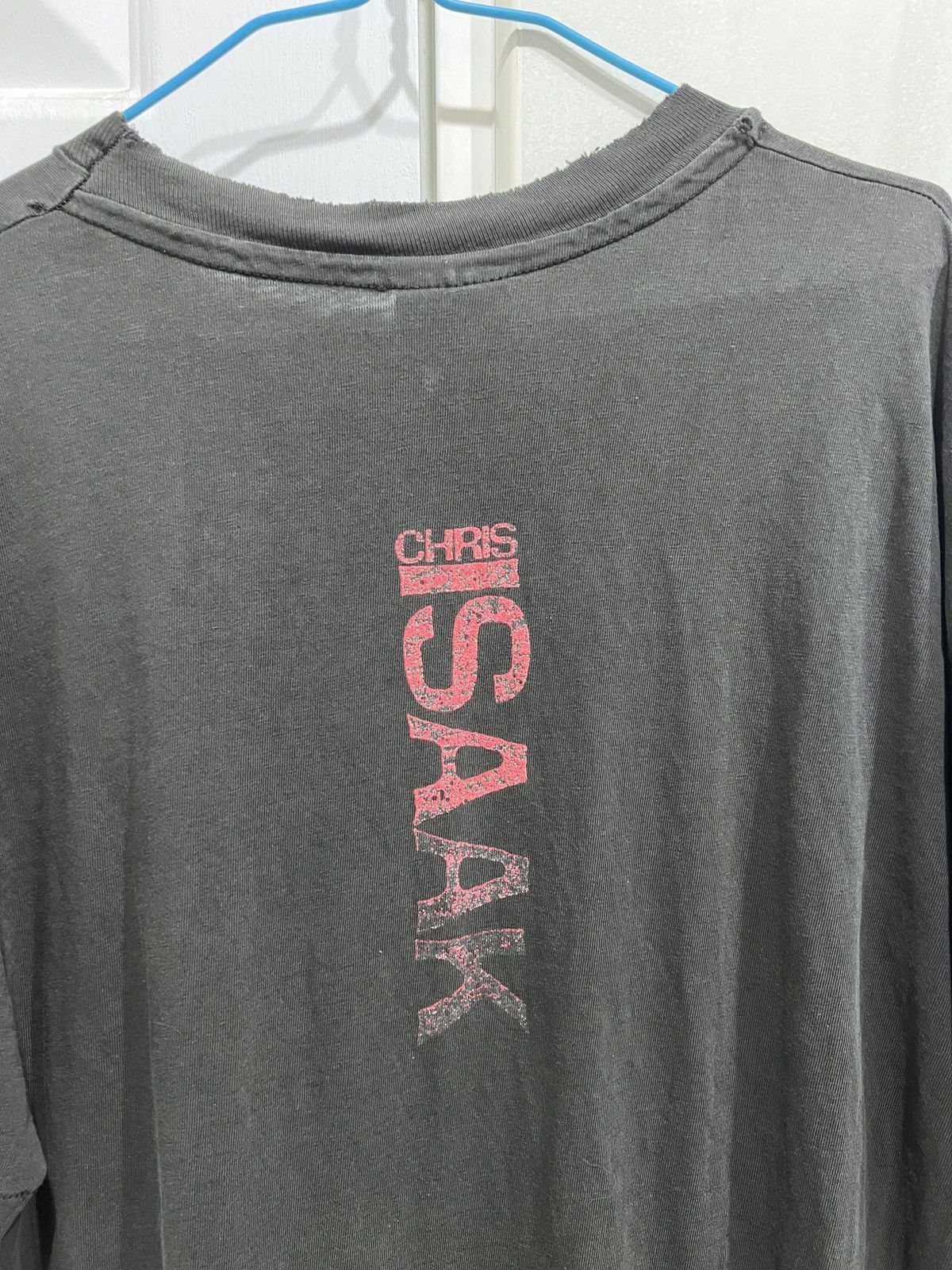 Vintage Vintage 90s Chris Isaak Rockabilly Promo Tee Thrashed Faded Size US XL / EU 56 / 4 - 7 Thumbnail