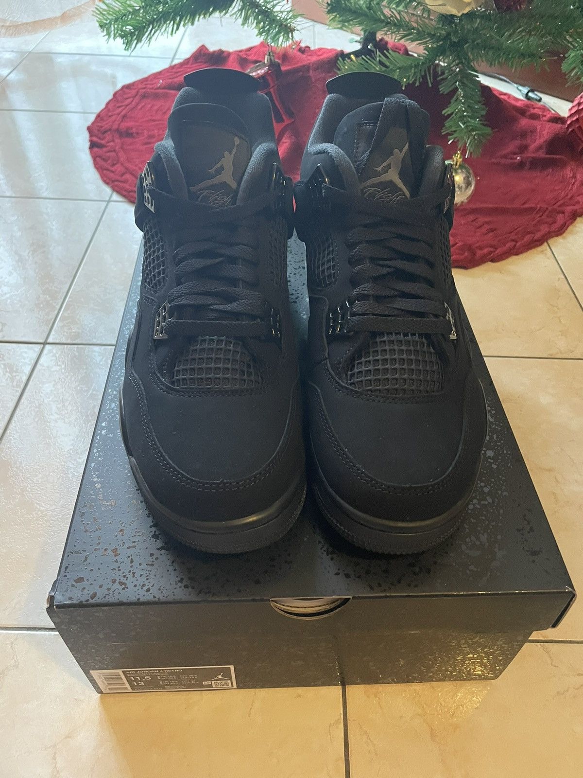 Jordan Brand Nike Air Jordan 4 Black cat 44 Size US 10 / EU 43 - 8 Thumbnail