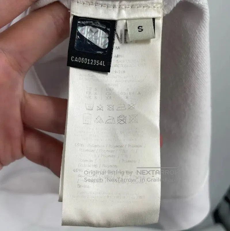 Fendi Fendi Winter White Cotton Men's Short Sleeve Hoodie . Size US S / EU 44-46 / 1 - 5 Thumbnail