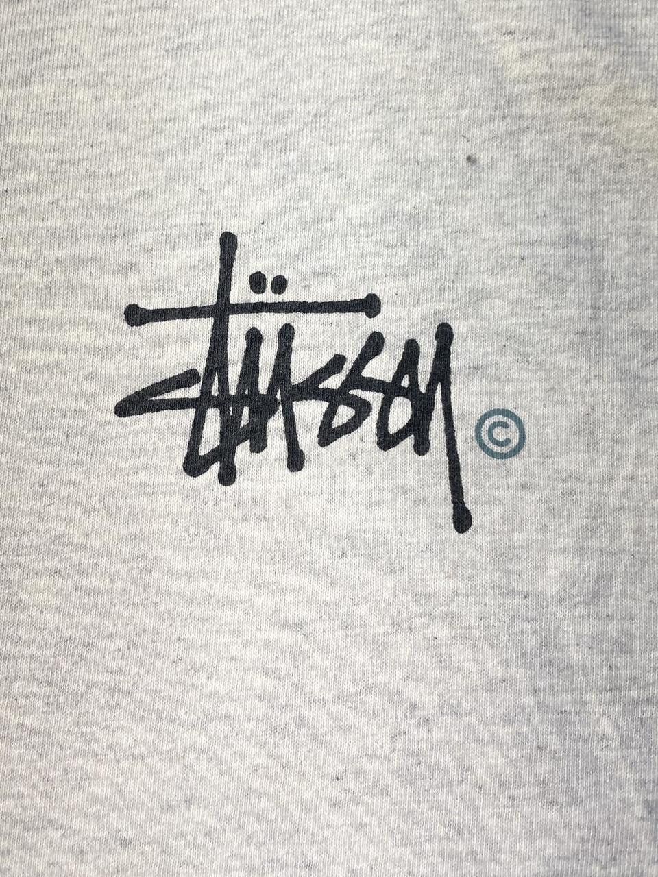 Stussy 1990S VERY RARE STUSSY MADE IN USA SINGLE STITCH LONG SLEEVE Size US L / EU 52-54 / 3 - 7 Thumbnail