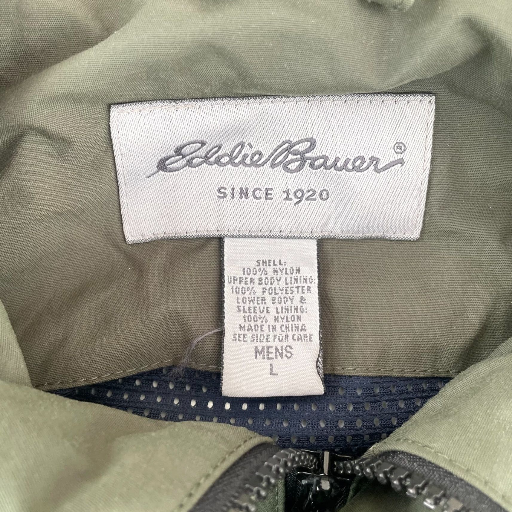 Eddie Bauer Eddie Bauer WeatherEdge Jacket Men Large Olive Green Removable Hood Full Zip Size US L / EU 52-54 / 3 - 2 Thumbnail
