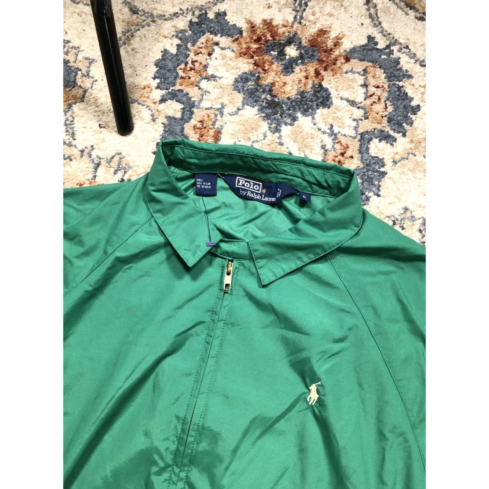 Polo Ralph Lauren Polo Ralph Lauren Jacket Mens XL Green Nylon Windbreaker Full Zip Lightweight Size US XL / EU 56 / 4 - 6 Thumbnail