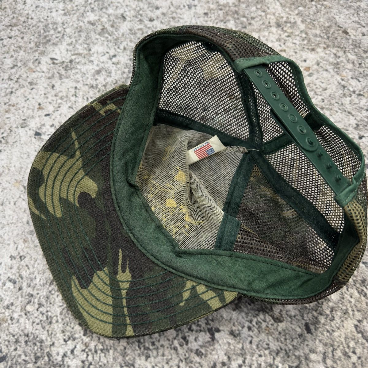 Vintage Vintage Camo Duck Hunt Trucker Hat Size ONE SIZE - 6 Thumbnail