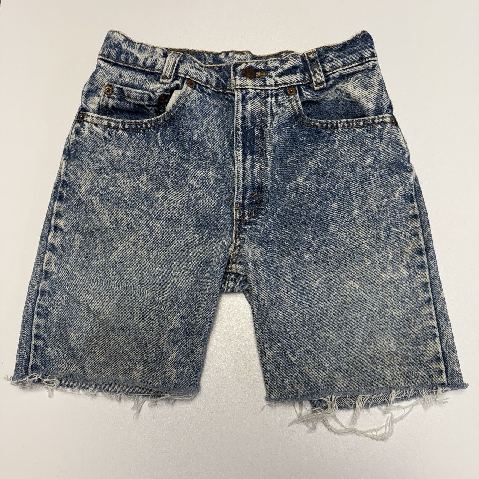 Levi's × Vintage Vintage Levis Denim Cut Off Acid Wash Shorts Womens 28x6 Size 25" / US 0 / IT 36 - 1 Thumbnail