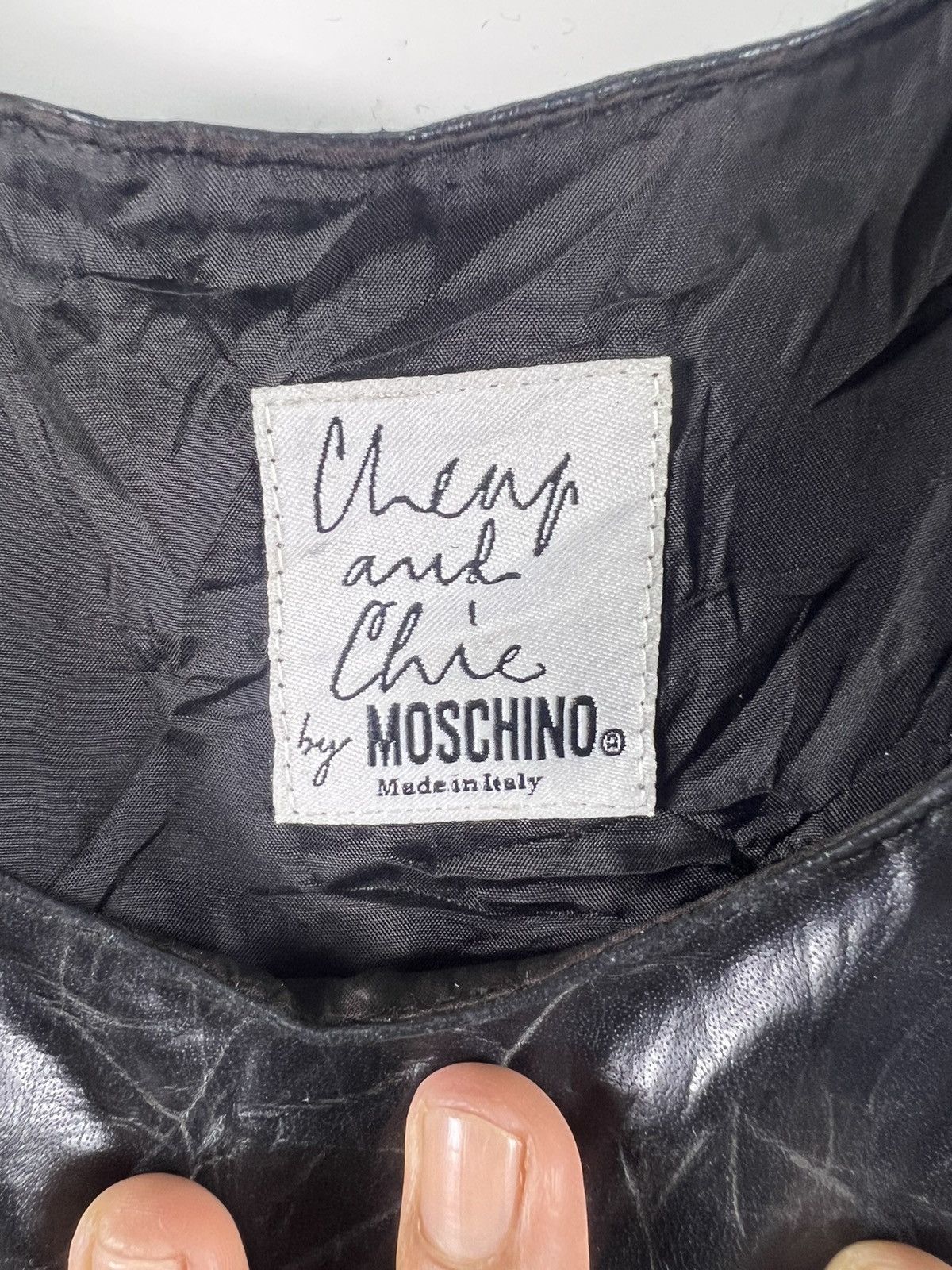 Boutique Moschino 🔥 Cheap and Chic MOSCHINO Dress Made in Italy Size M / US 6-8 / IT 42-44 - 8 Thumbnail