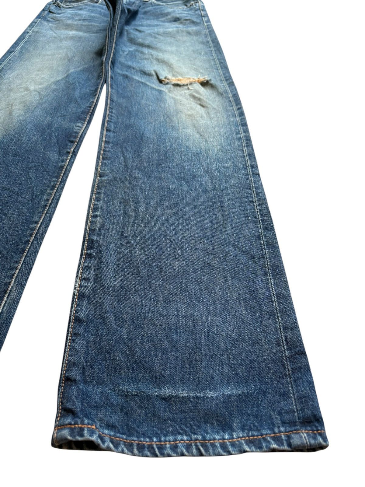 Edwin Vintage Japanese Edwin 505x Selvedge Mud Wash Baggy Jeans Size US 30 / EU 46 - 8 Thumbnail