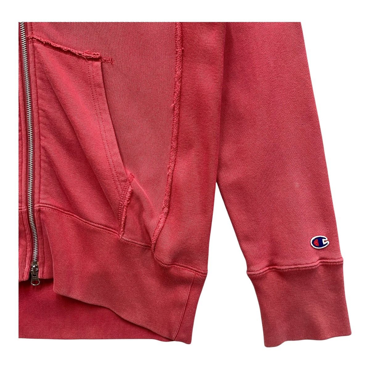 Champion Vintage Champion Rochester Zip Up Hoodie Distressed Style Size US S / EU 44-46 / 1 - 4 Thumbnail