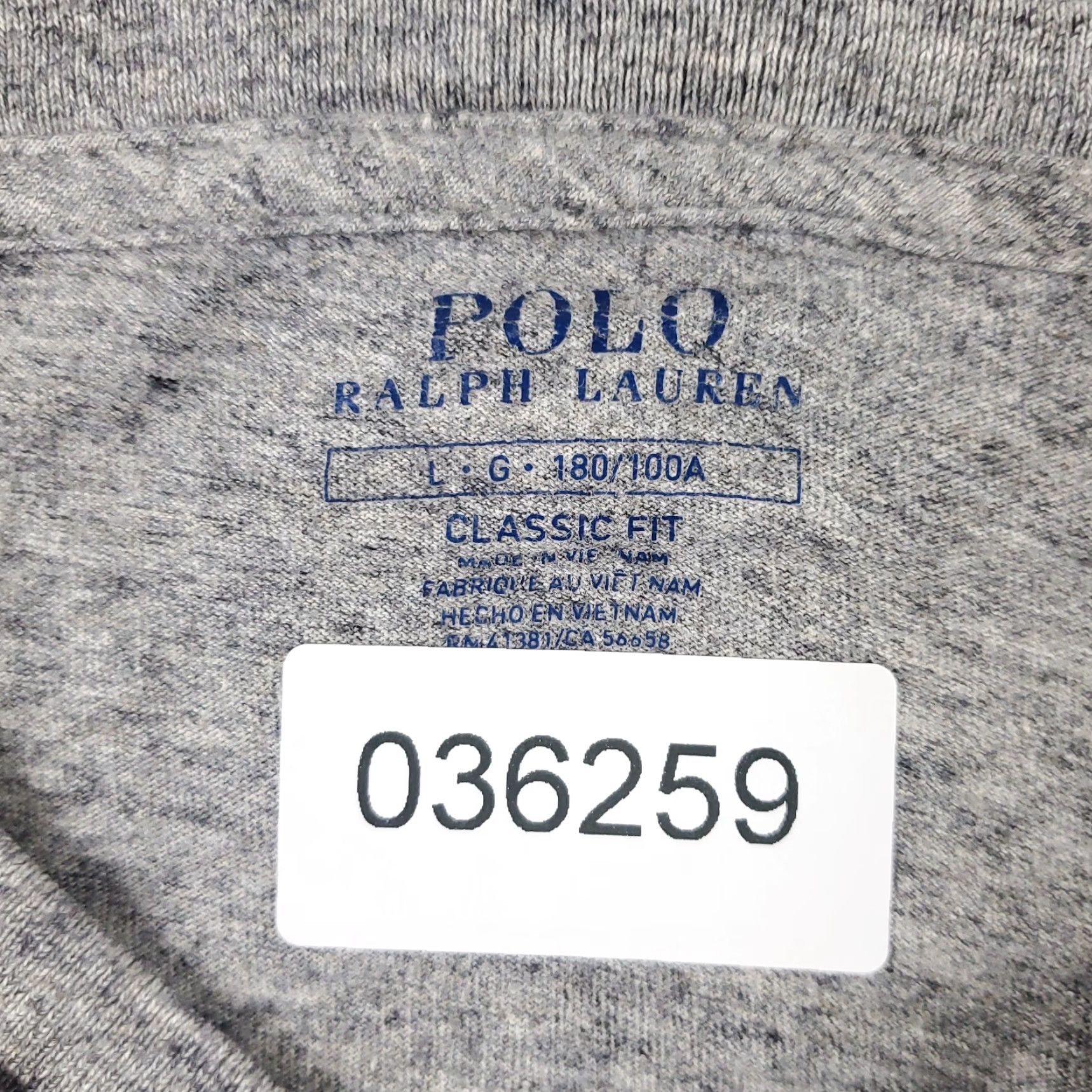 Ralph Lauren Ralph Lauren T Shirt Mens Large Gray Pony Logo Short Sleeve Crew Neck Cotton Shirt Men L Gray Classic American Sports Shirt Mens L Size US L / EU 52-54 / 3 - 7 Thumbnail