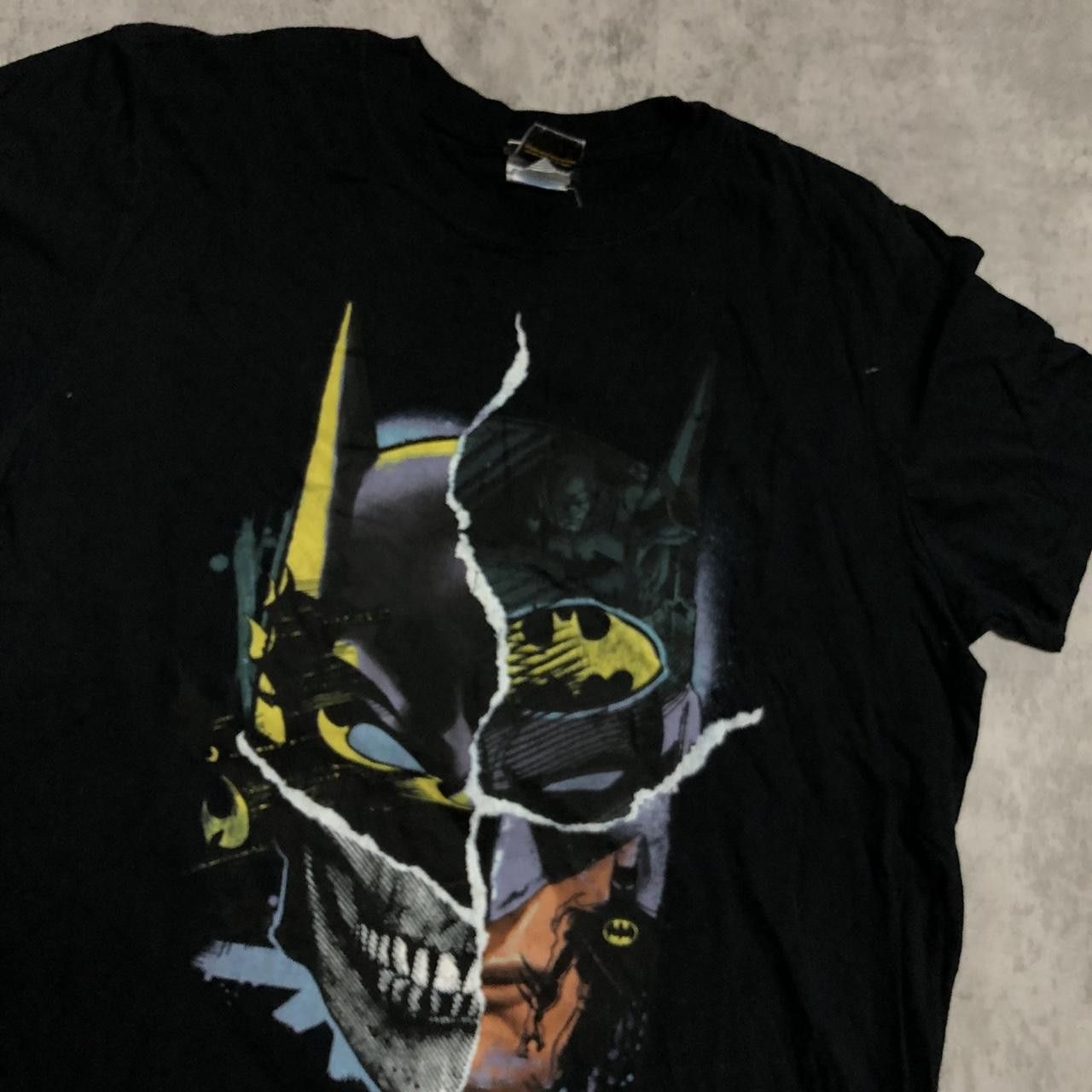 Other Black Batman tee with skull design, 2000s style #GothFashion Size US M / EU 48-50 / 2 - 2 Thumbnail