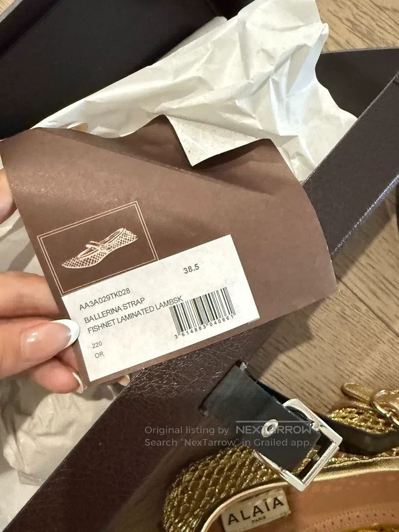 Alaia Alaia Net Shoes, Fishnet Shoes, Ballet Flats Size US 7 / IT 37 - 5 Thumbnail