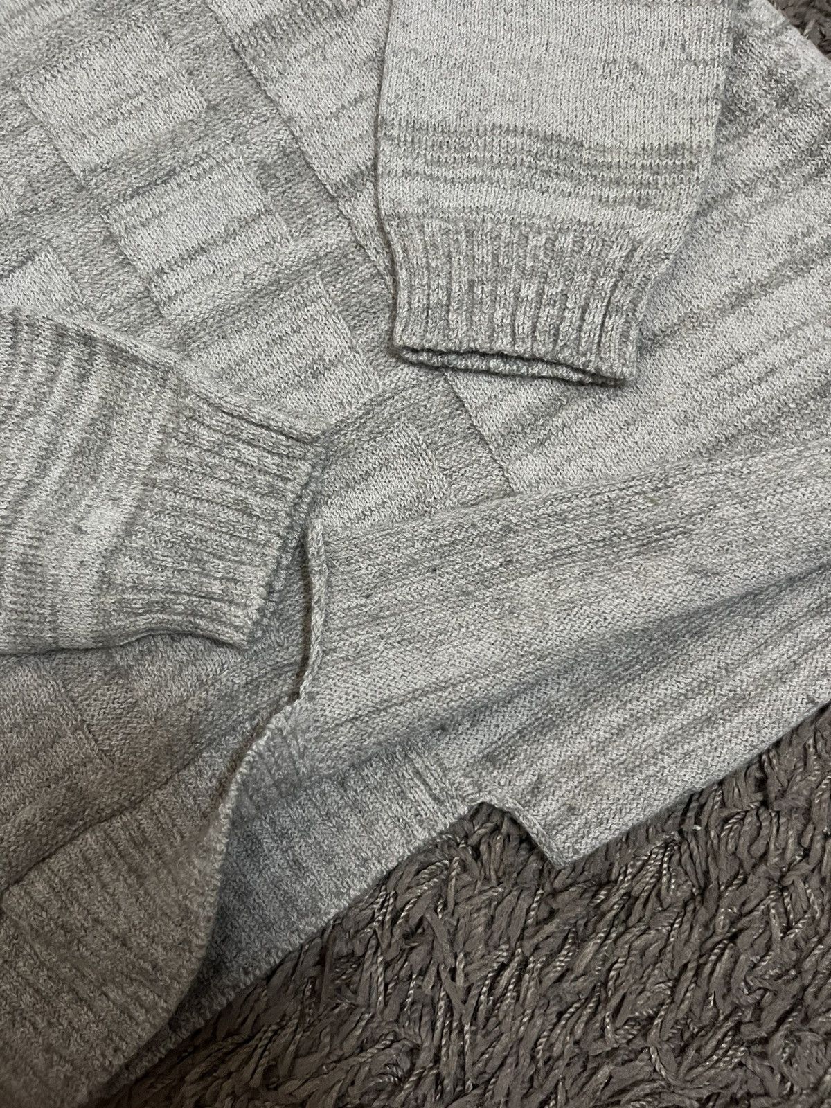 Issey Miyake 1990s checker drop hem asymmetrical knits #F3 Size M / US 6-8 / IT 42-44 - 5 Thumbnail