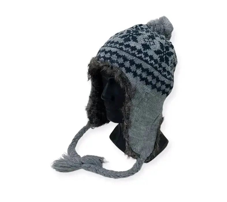 Japanese Brand Gina Benotti Earflap Beanie Hat Size ONE SIZE - 1 Thumbnail