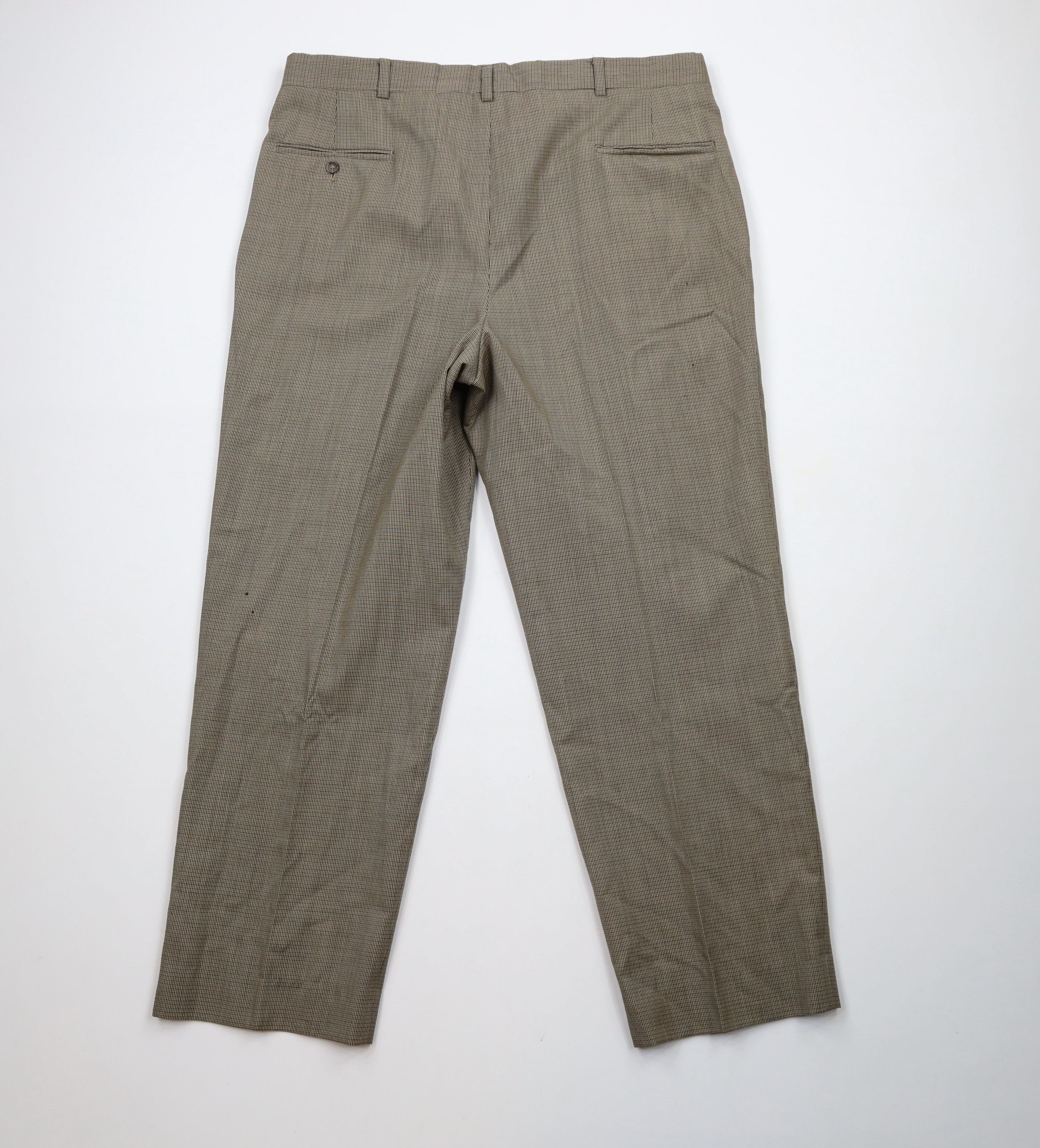 Vintage Vintage 90s Streetwear Pleated Wide Leg Chino Pants Size US 37 - 11 Thumbnail