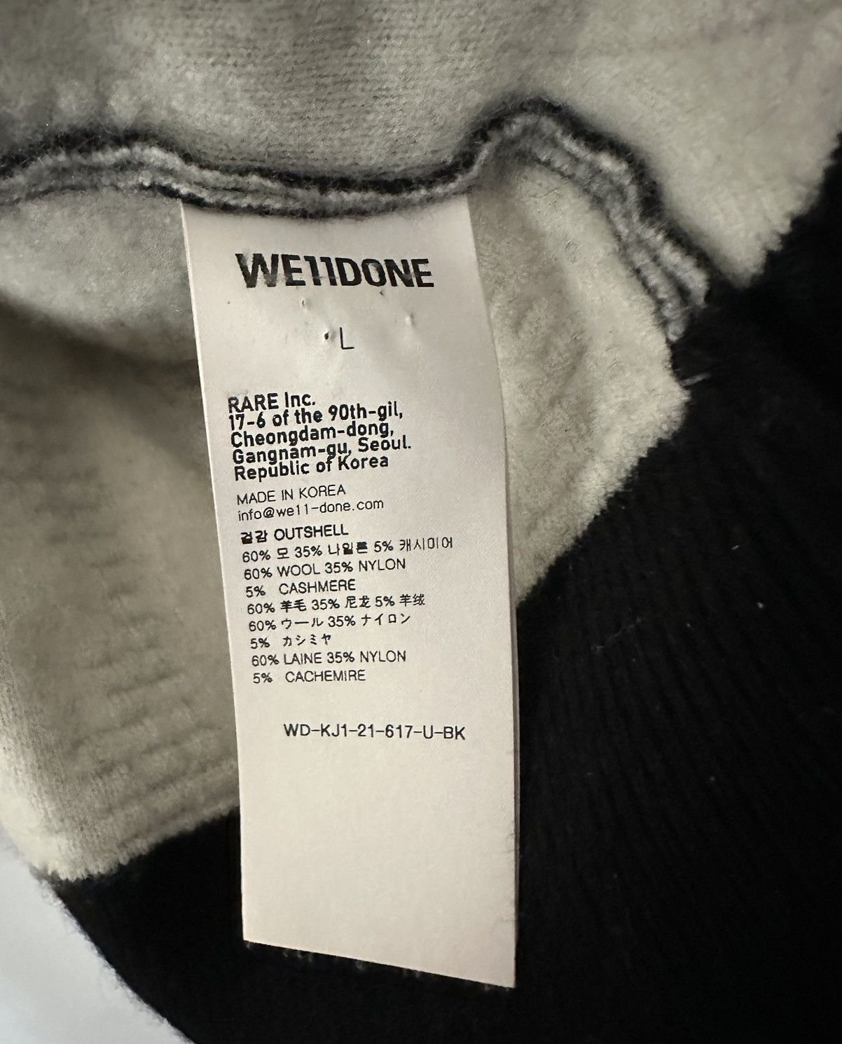 WE11DONE We11Done Knit Jacket Size US L / EU 52-54 / 3 - 4 Thumbnail