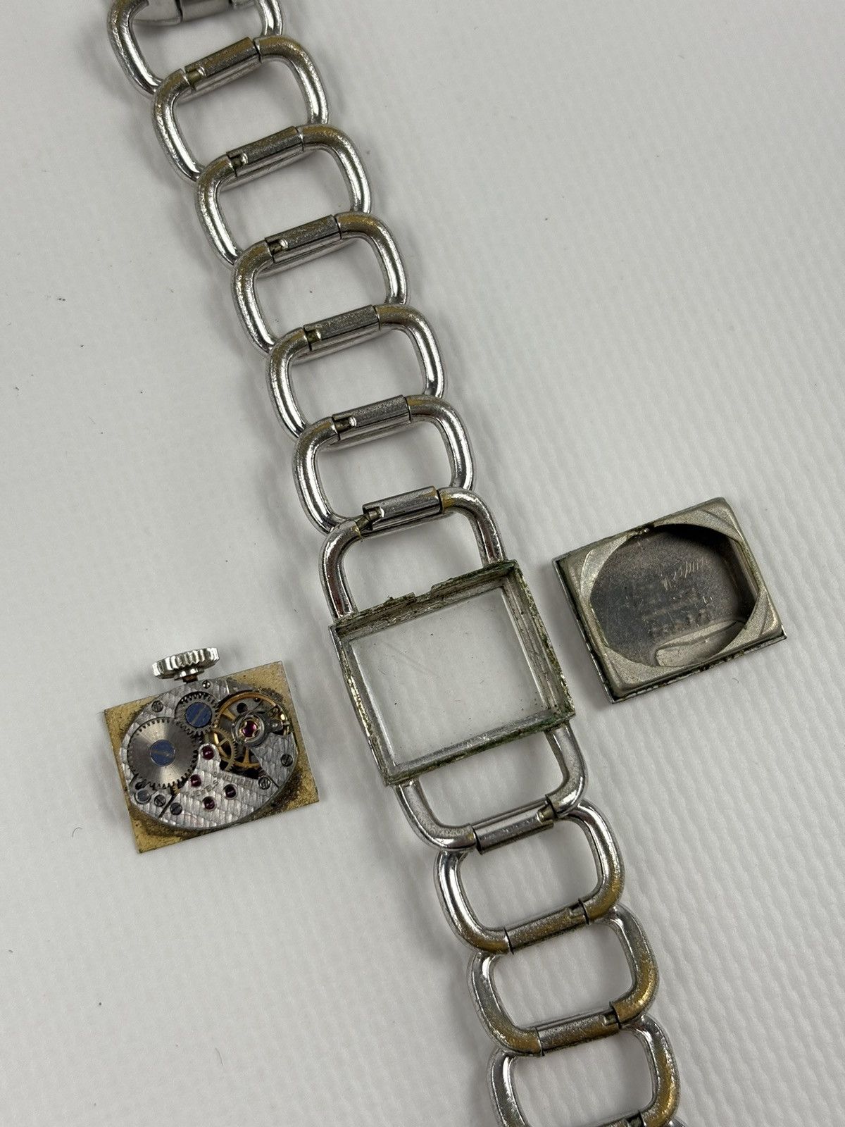 Casio Rare 50's Vintage HELVA Mechanical Swiss Watch Antique Silver Bracelet Size ONE SIZE - 20 Thumbnail