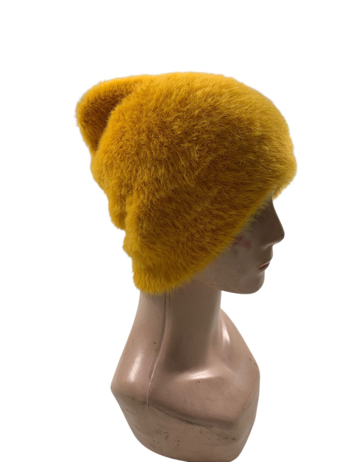 Japanese Brand Fuzzy mohair beanie hats rare Size ONE SIZE - 3 Thumbnail