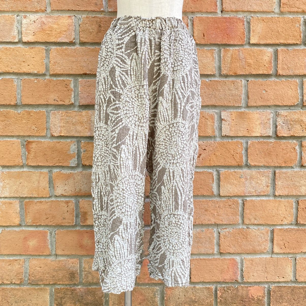 Issey Miyake Issey Miyake Me Comfort Stretch Two-Tone Crop Pants Size 40" / US 18 - 11 Thumbnail