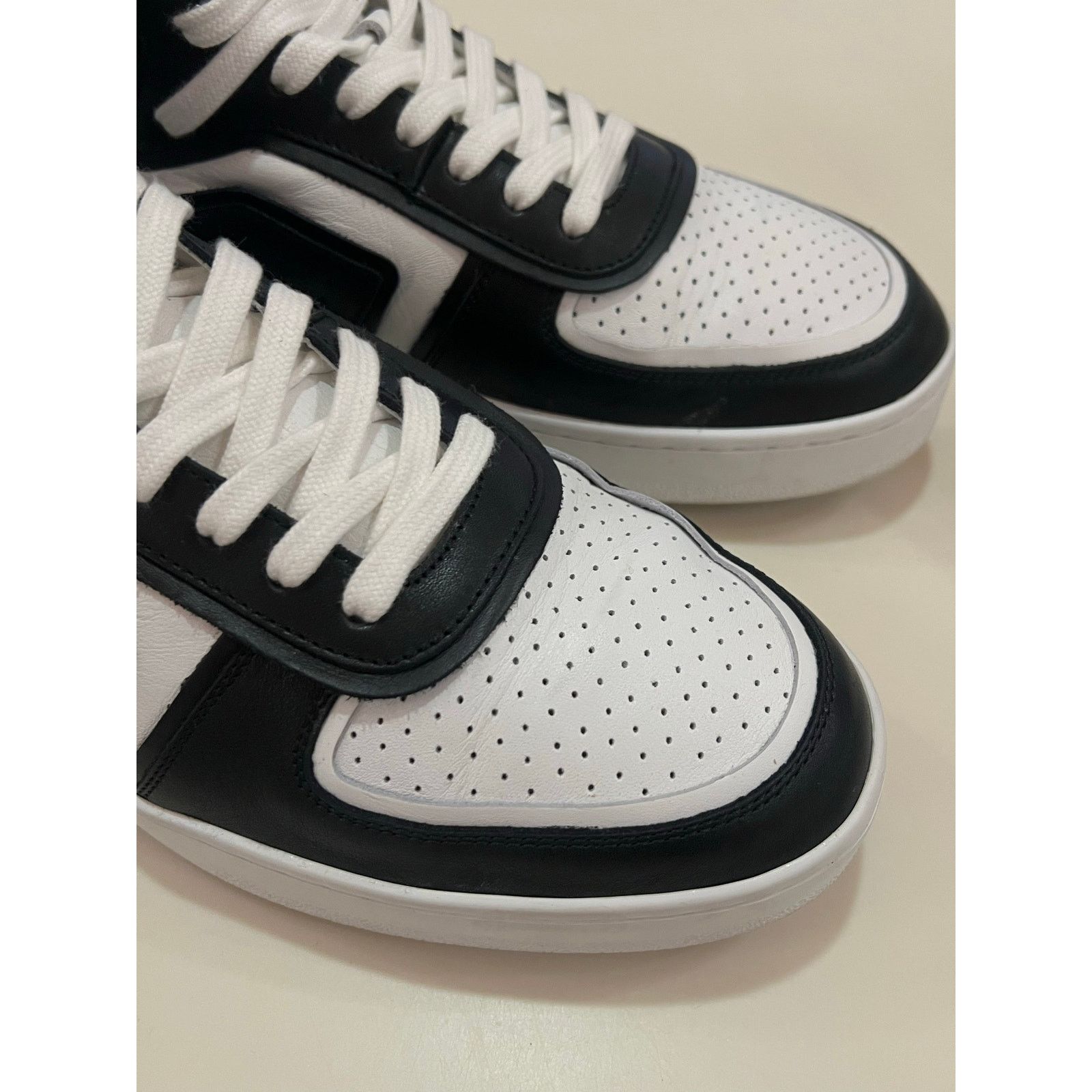Celine Celine CT-01 Z Black White Leather Trainer Sneaker Size 43 Size US 10.5 / EU 43-44 - 5 Thumbnail