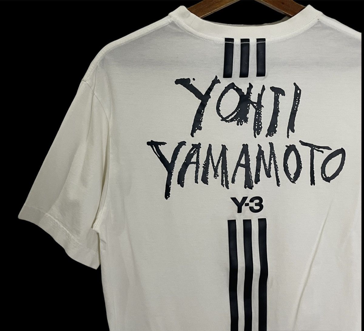 Y3 Adidas Y3 Yohji T Shirt Y-3 Yohji Yamamoto X Adidas Big Logo Tee