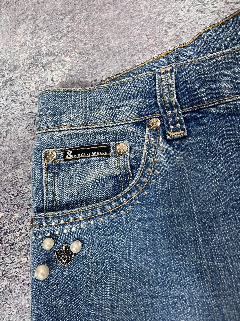 Hysteric Glamour D&G Dolce & Gabbana Style Jeans Denim Pants Japanese Y2k Size 29" - 8 Thumbnail