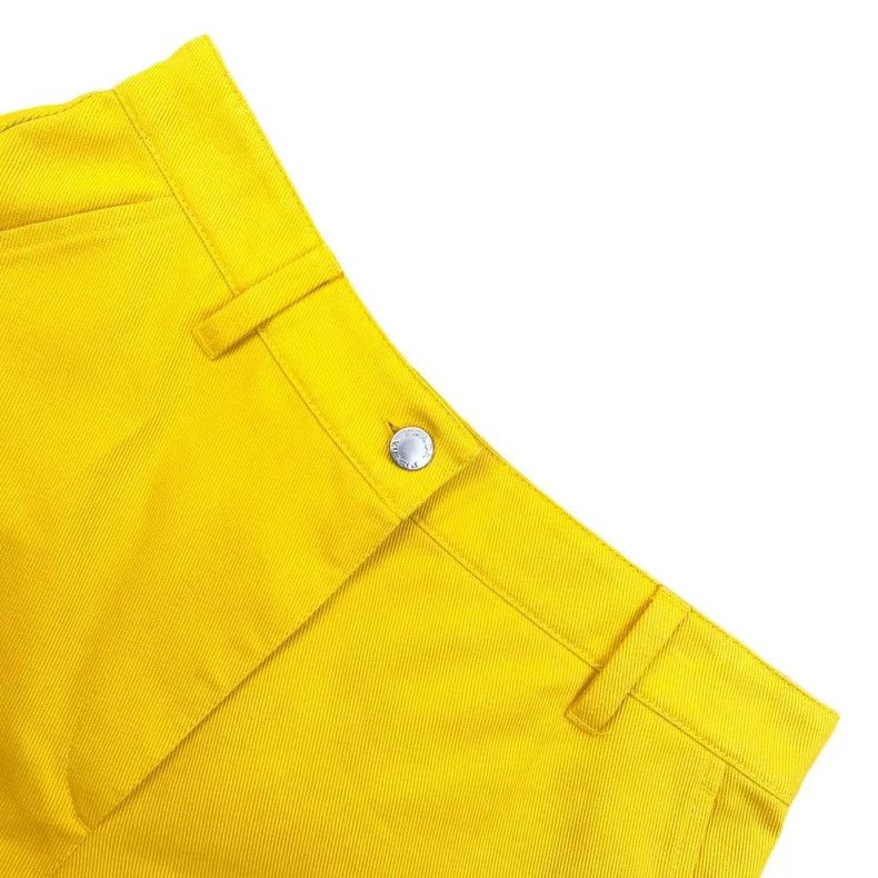 Prada Prada Yellow triangle logo set Size 26" / US 2 / IT 38 - 4 Thumbnail