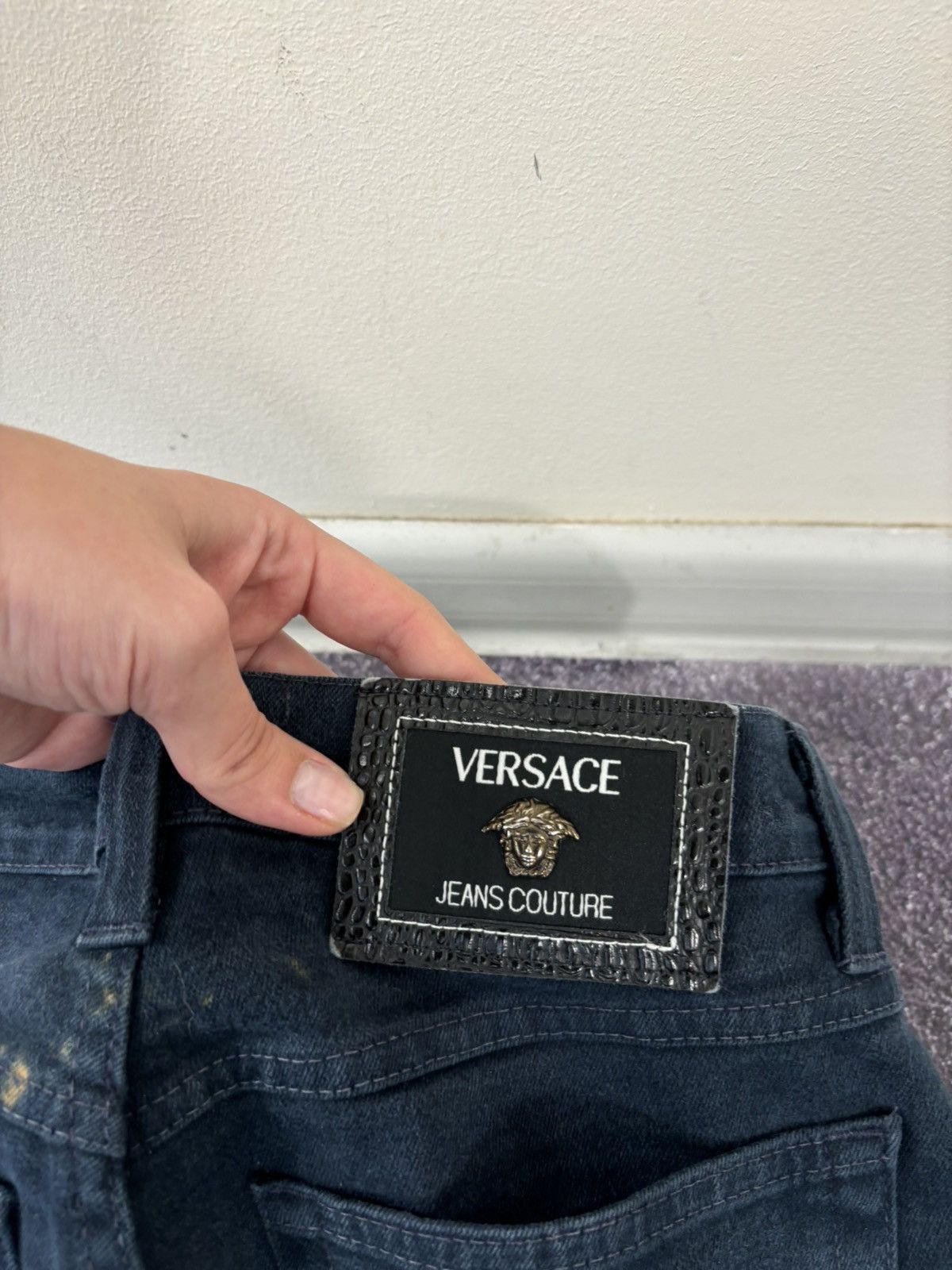 Versace Jeans Couture Vintage Versace Jeans Couture Women’s Medusa Denim Jeans Size 29" - 18 Thumbnail