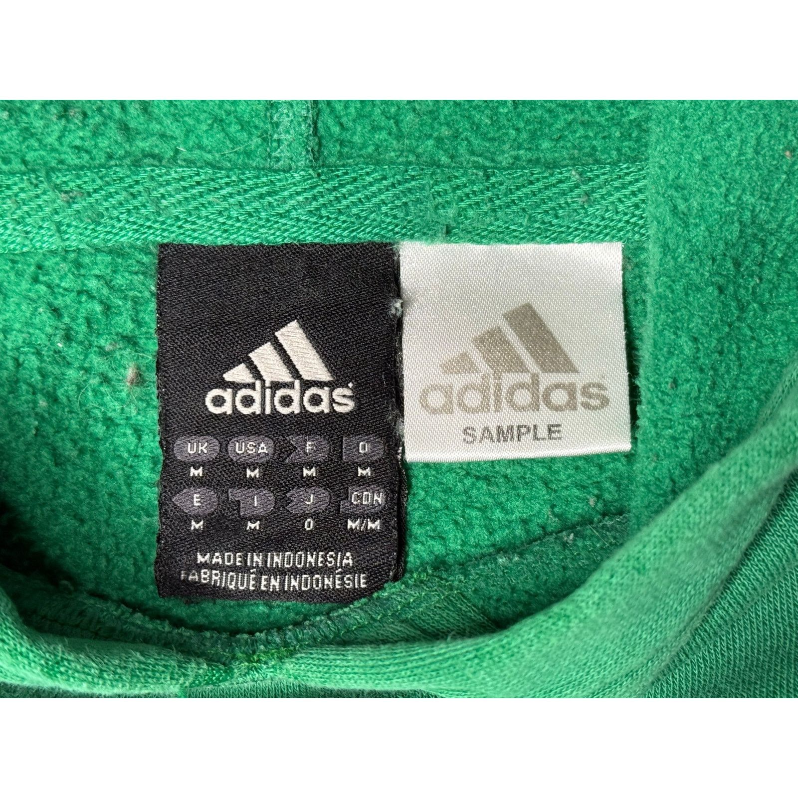 Adidas × Vintage Vintage Y2K Adidas Sample Pullover Hoodie Sweatshirt Medium Size US M / EU 48-50 / 2 - 3 Thumbnail