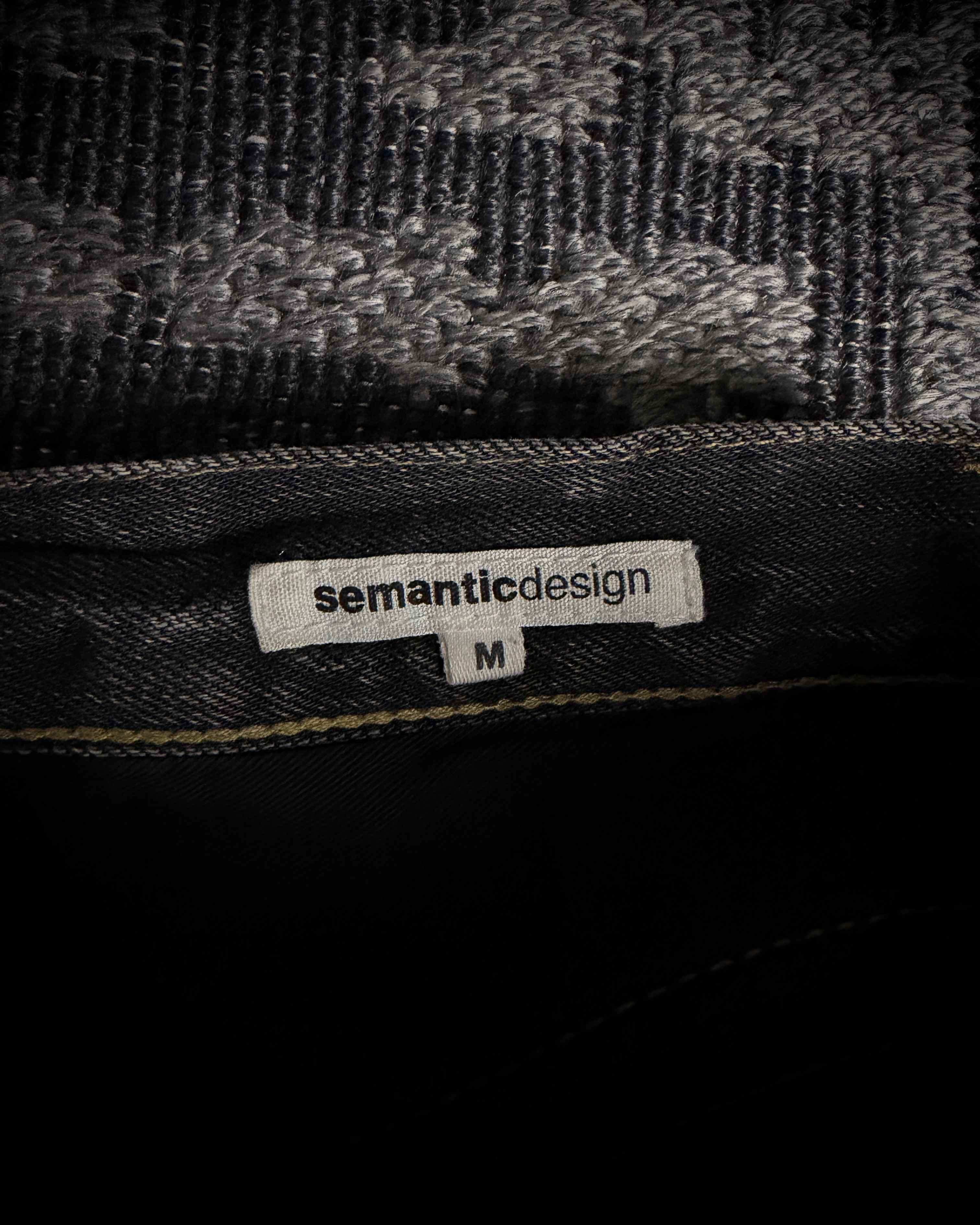 semanticdesign Semantic Design Multi Zip Distressed Bootcut Denim Size US 31 - 10 Thumbnail