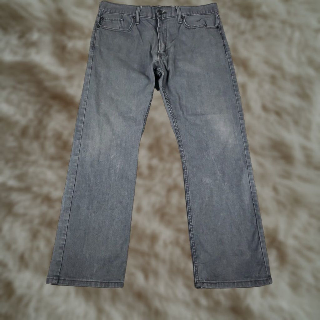 Levi's Mens Levis 514 Slim Gray Jeans 38x30 Extra Large XL Straight Leg Size US 38 / EU 54 - 1 Thumbnail