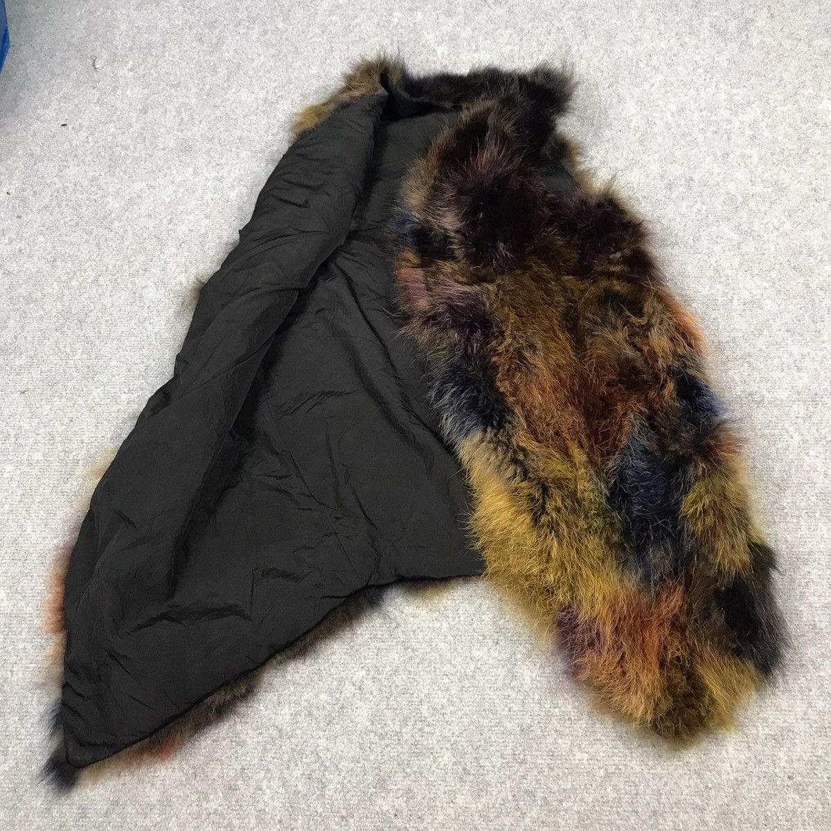Japanese Brand FUR DESIGN MULTICOLOUR VEST Size US S / EU 44-46 / 1 - 12 Thumbnail
