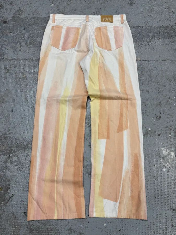 Gianfranco Ferre × Vintage 2000s Gianfranco Ferré Soft Pink Elevation Pants Size US 30 / EU 46 - 7 Thumbnail