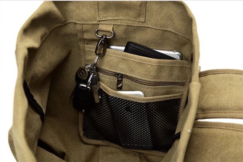 Japanese Brand Canvas Travel Backpack Size ONE SIZE - 10 Thumbnail
