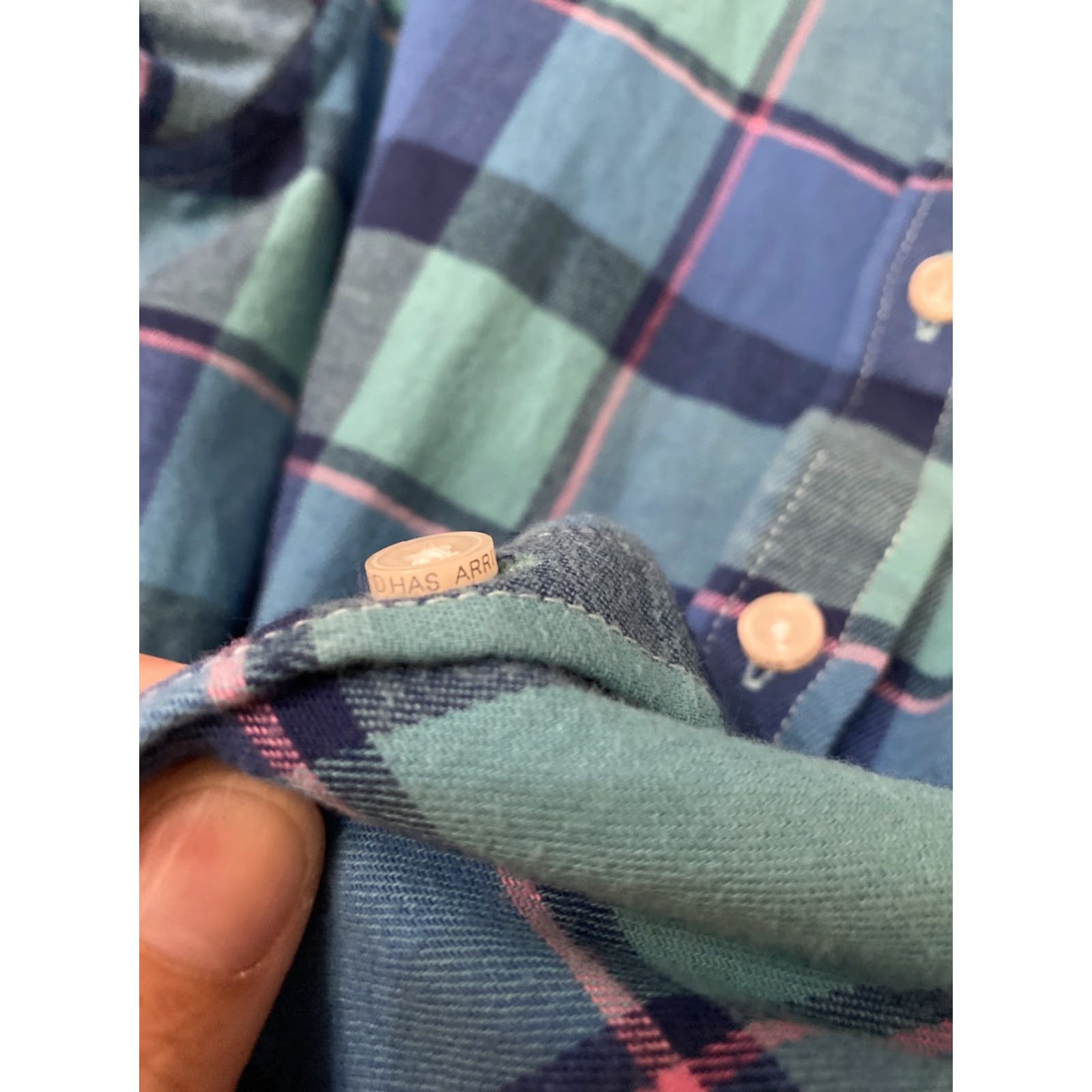 Chubbies Chubbies Shirt Long Sleeve Flannel Button-Up Plaid Cotton Blend Multicolor Mens Medium Size US M / EU 48-50 / 2 - 5 Thumbnail