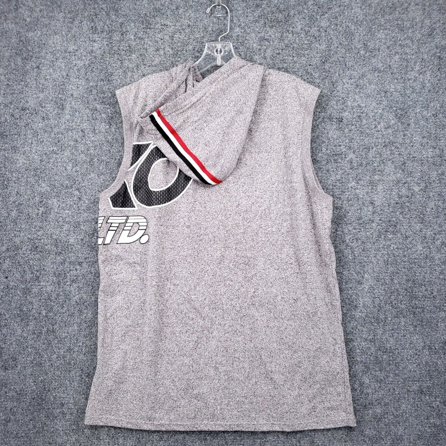 Ecko Unltd. Ecko Unltd Hoodie Mens L Gray Pullover Graphic Gym Sleeveless Drawstring Size US L / EU 52-54 / 3 - 2 Thumbnail