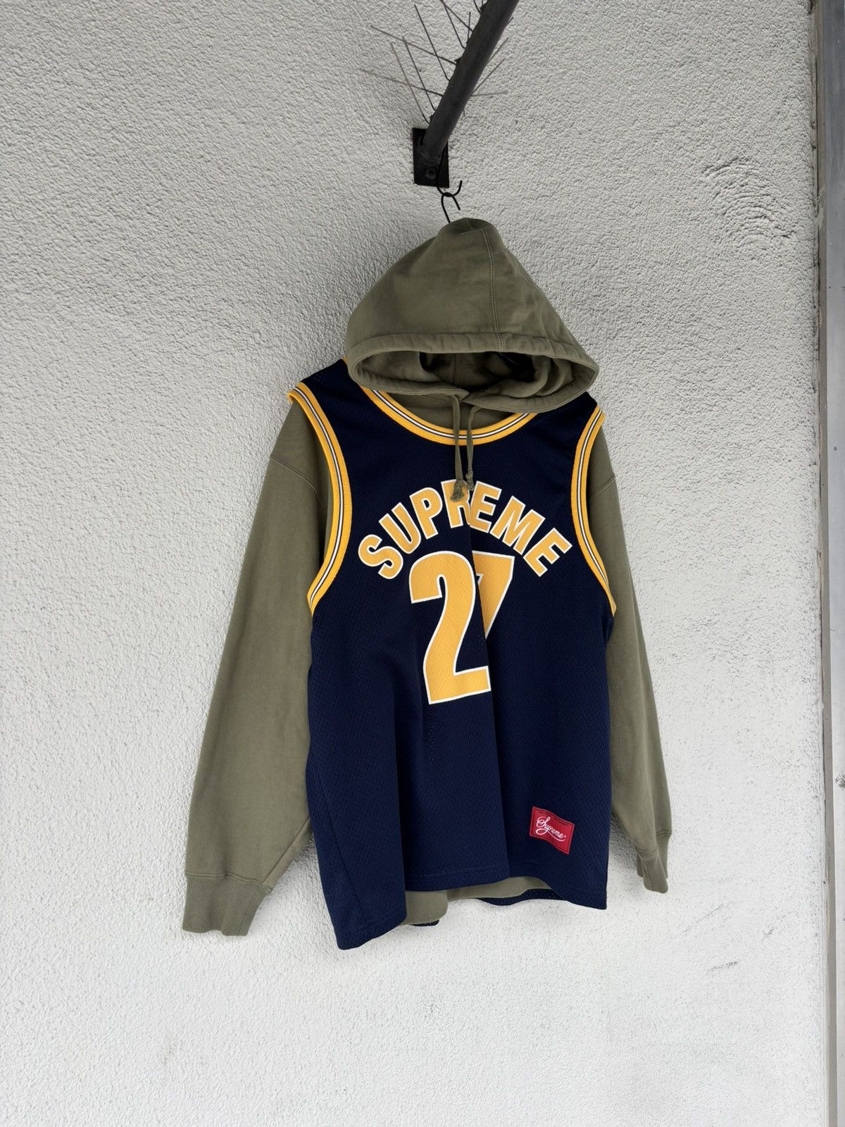 Supreme Supreme jersey hoodie Size US M / EU 48-50 / 2 - 1 Thumbnail