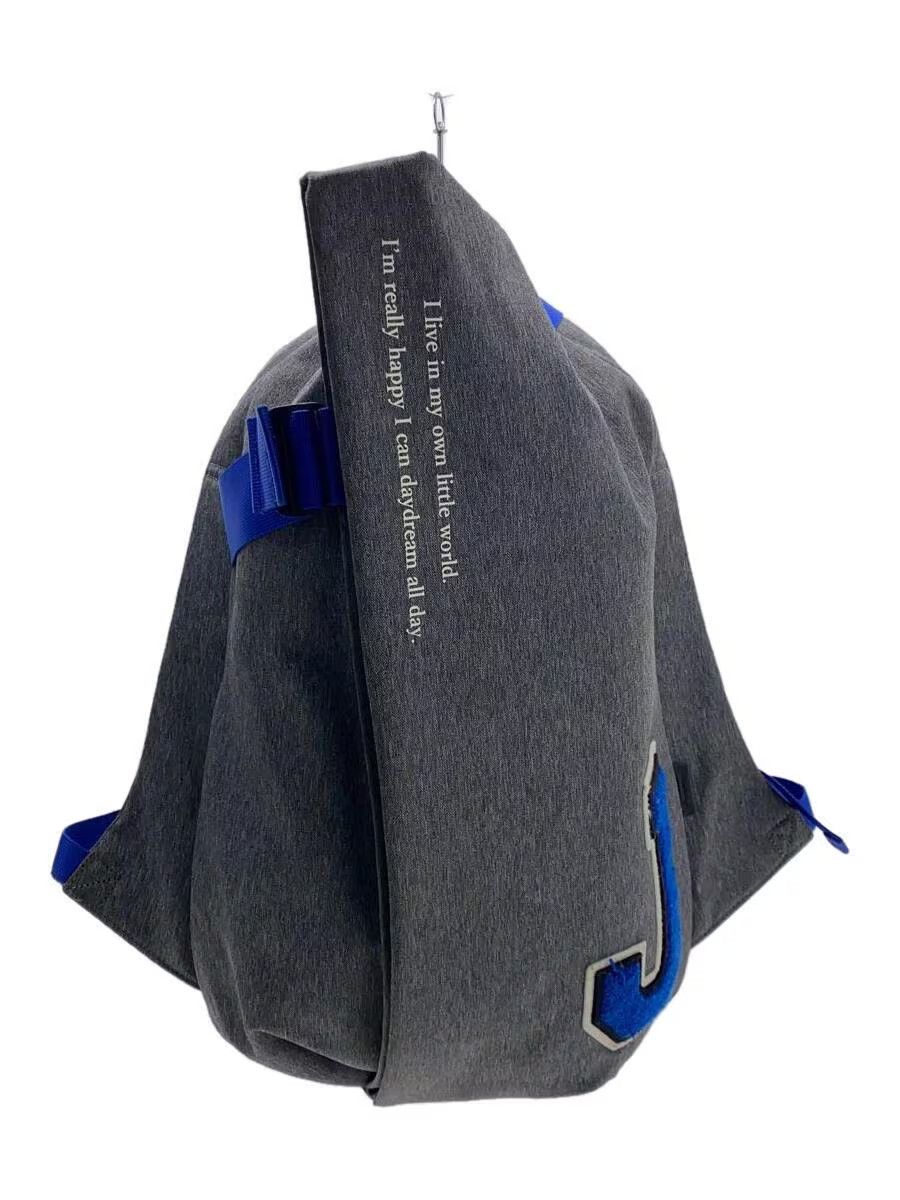 image of Undercover College Script Backpack in Grey, Men's