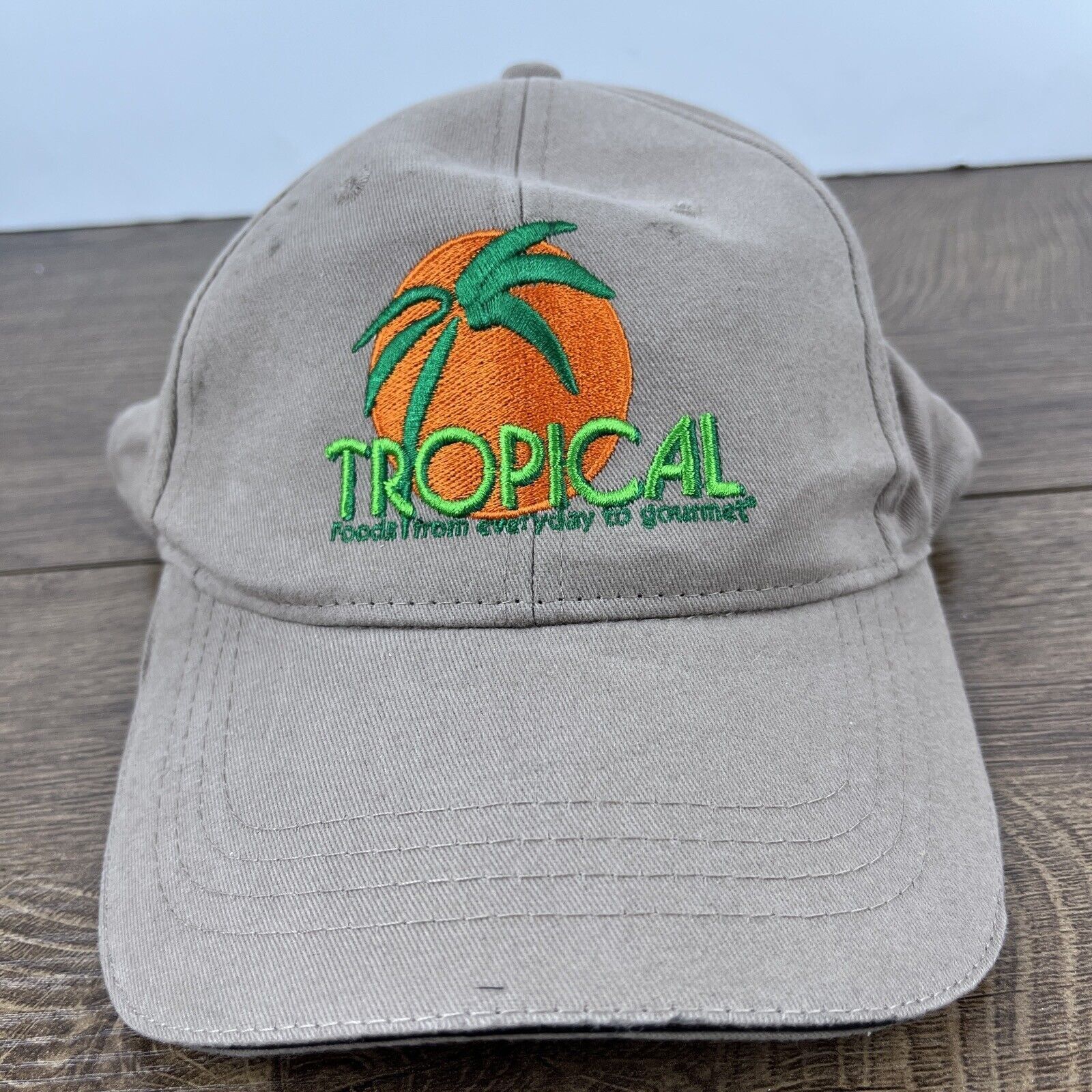 Other Tropical Hat Tropical Foods Hat Tan Brown Hat Adjustable Tan Size ONE SIZE - 3 Thumbnail